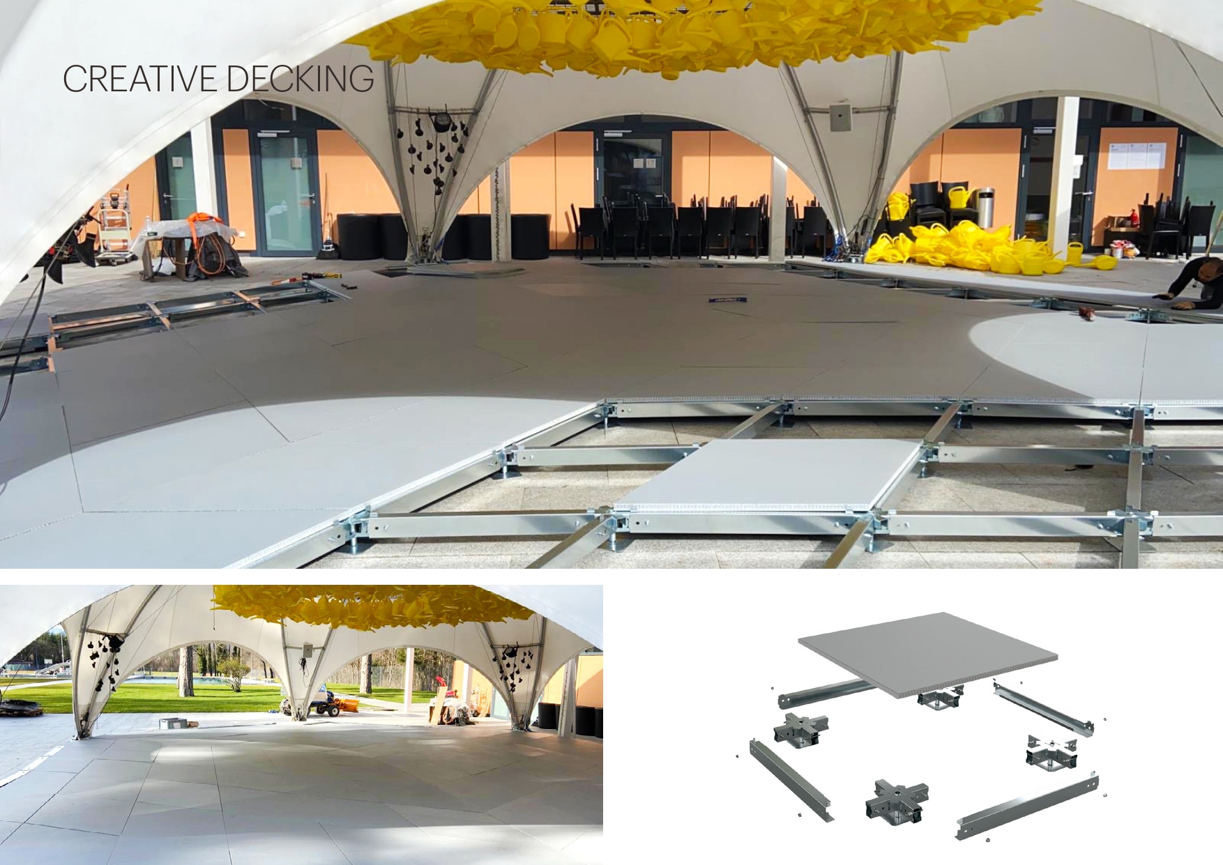Carpas y espacios Modulares